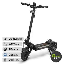 GREEN220.de » Teverun Fighter 11+ Elektrischer Scooter