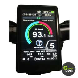 Teverun Fighter Supreme 7260R Elektroroller / Green220.de