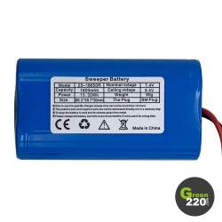 Herausnehmbarer 1800mAh Akku für Wiizzee AR02 Staubsaugerroboter