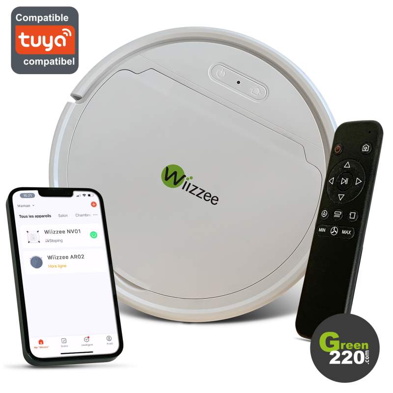 Wiizzee Roboter-Staubsauger AR02 l Green220.de