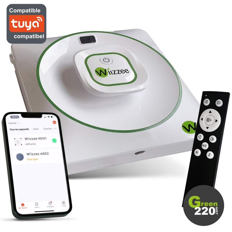 Wiizzee NV01 Fensterreinigungsroboter l Green220.de