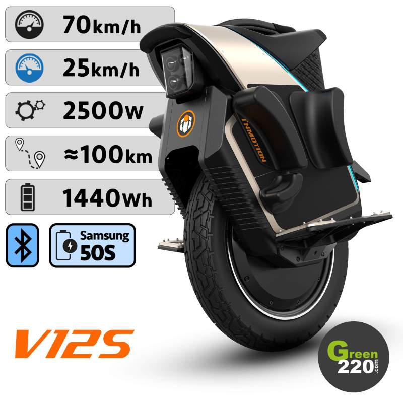 Inmotion V12 S Elektrisches Einräd l Green220.de