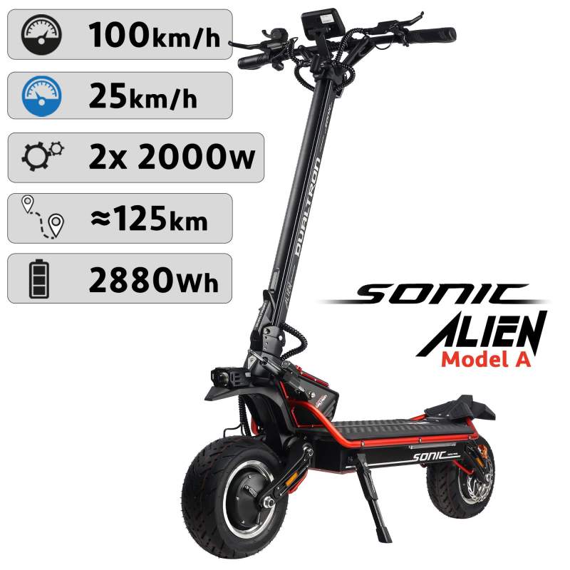 ElektroRoller Dualtron Sonic Alien Model A (72 V / 40 Ah)