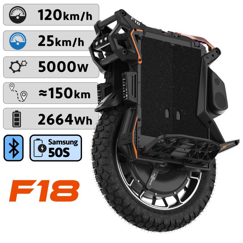 Einräder Kingsong KS-F18 - 5000 W / 2664 Wh