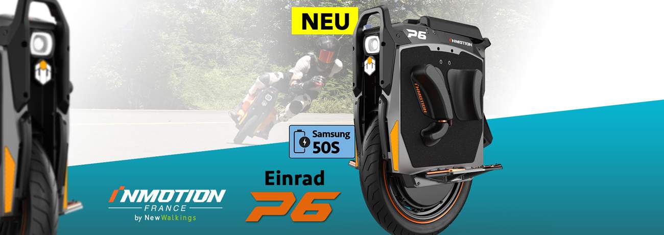 INMOTION P6 elektrisches Einrad – 6000 W / 4200 Wh