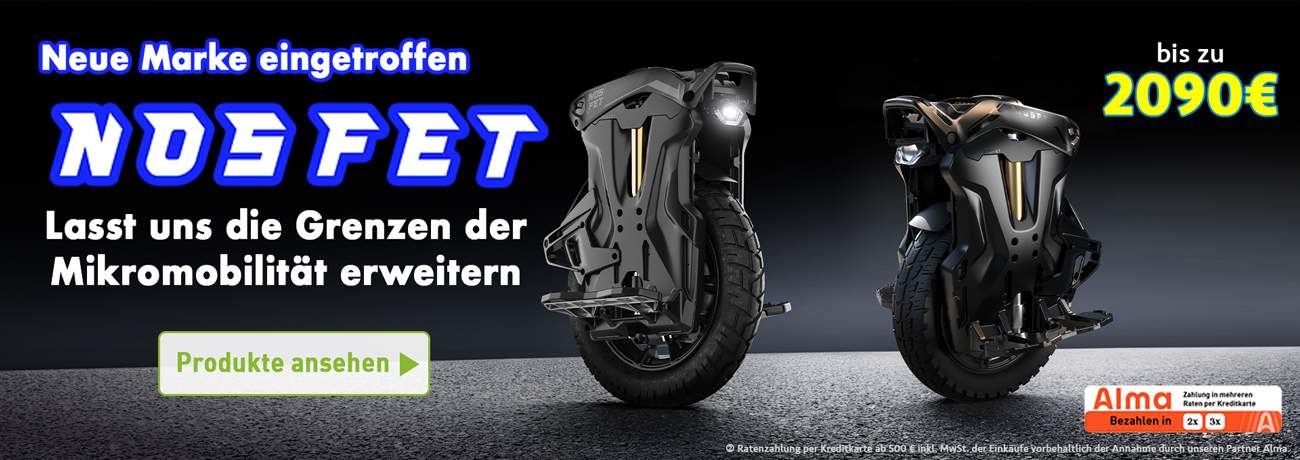 Erweitern wir die Grenzen der Mikromobilität mit Nosfet