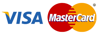 Paiement par carte bancaire : Visa / MasterCard